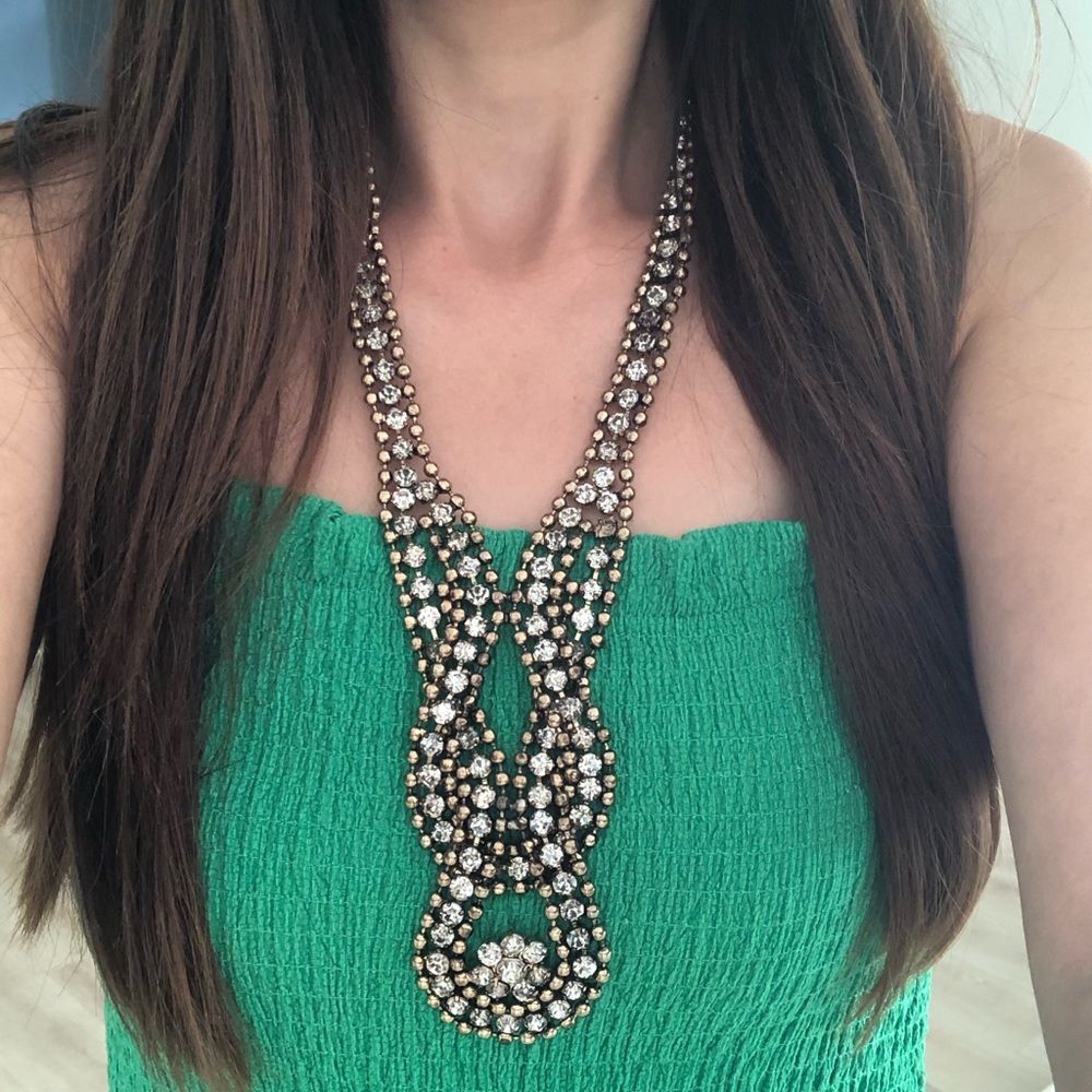 Long statement chain necklace